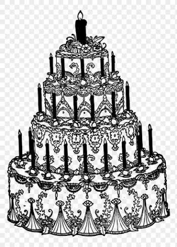 Wedding cake png sticker, celebration | Free PNG - rawpixel