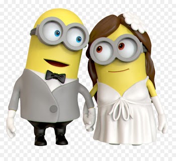Wedding cake topper Birthday cake Minions - minion 