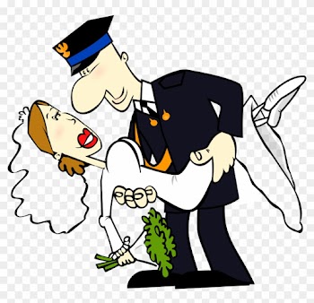 Wedding Cartoons 2, Buy Clip Art - Husband Wife Laughing Jokes