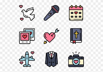 Wedding - Casino Icons