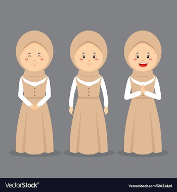 wedding character with various expression