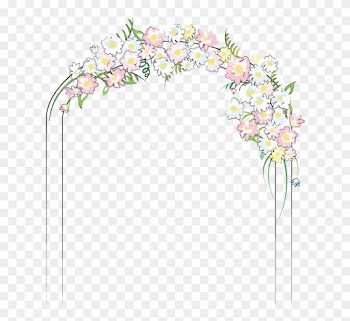 Wedding Clip Art - Wedding Arch Cartoon