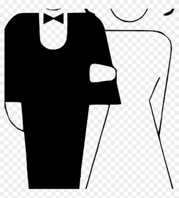 Wedding Clipart Black And White Heart Clipart Hatenylo - Bride And Groom Clip Art