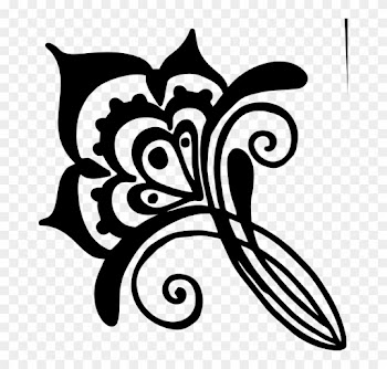 Wedding Cliparts Swirl 8, Buy Clip Art - Transparent Henna Flowers
