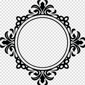 Wedding Connection Frames Sticker, baroque transparent background PNG clipart