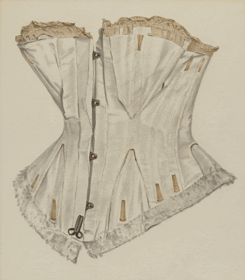 Wedding Corset (ca. 1935&ndash;1942) by Virginia | Free Photo - rawpixel