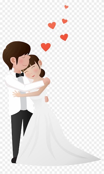 Wedding Couple Romance - Vector Wedding Couple Png
