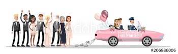 Wedding couple set