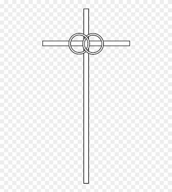 Wedding Cross Medium 600pixel Clipart, Vector Clip - Wedding Cross Clip Art
