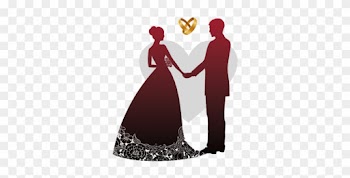 Wedding Design Png - Silhueta De Noivos Em Png
