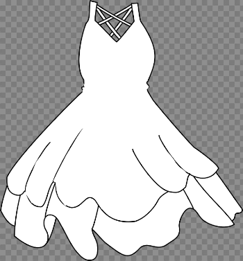 Wedding Dress Black White - Free vector graphic on Pixabay