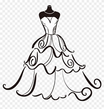Wedding Dress Bride Clip Art - Bride Clip Art