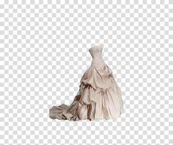 Wedding dress Bride , Flesh-colored dress suit transparent background PNG clipart