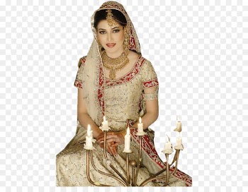 Wedding dress Bride Indian wedding clothes - bride 