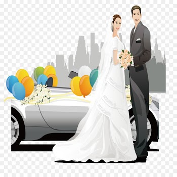 Wedding dress Bride Marriage - Sports and married men and women 