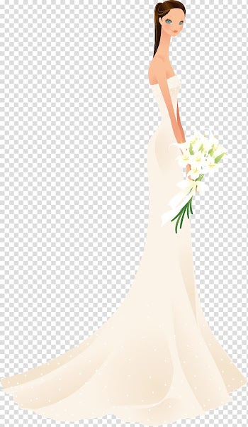 Wedding dress Bride Ramo de noiva Engagement, White diagram bride transparent background PNG clipart