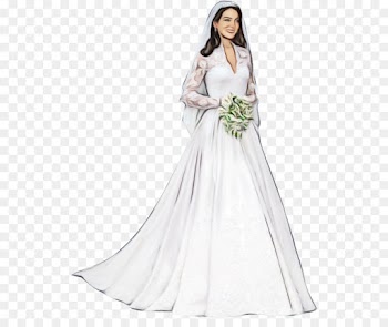 Wedding Dress, Bride, Wedding, Gown, Clothing PNG