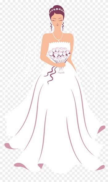 Wedding Dress Bridegroom Clip Art - Wedding Dress Bridegroom Clip Art