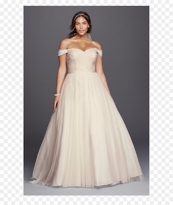 Wedding dress David's Bridal Ball gown Neckline - dress 
