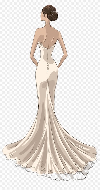 Wedding Dress Drawing Model - Wedding Dress