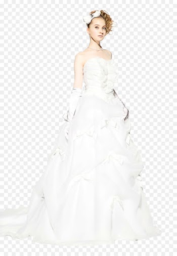 Wedding Dress, Dress, Satin, Gown PNG