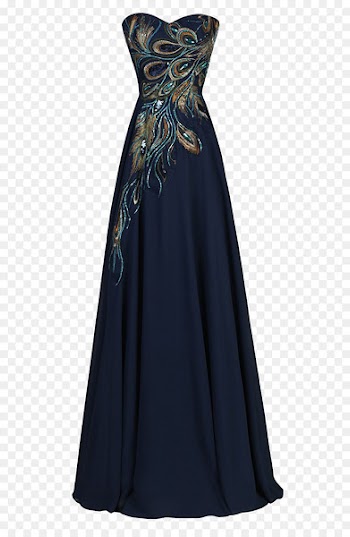 Wedding dress Evening gown Prom - Peacock dress 