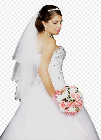 Wedding dress Flower bouquet Bride -  