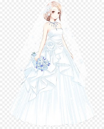 Wedding Dress, Flower Girl, Dress, Gown PNG