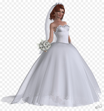 Wedding dress Shoulder Party dress Quinceañera - dress png ...