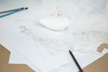 Wedding dress sketch