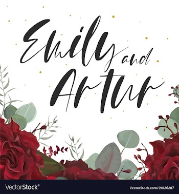  					Wedding elegant invite save the date floral card vector image														