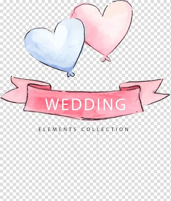 Wedding elements collection , Human heart Euclidean , hand-painted heart balloon transparent background PNG clipart