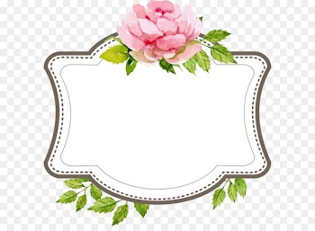 Wedding Engagement Clip art - Beautiful wedding text label border 
