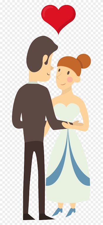 Wedding Flat Design Couple - Wedding Flat Design Couple