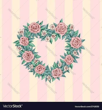  					Wedding heart vector image														