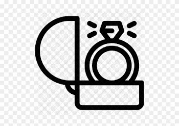 Wedding Icon - Engagement Ring Icon Png
