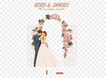 Wedding Illustration - Romantic new person 