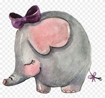 Wedding Invitation Asian Elephant Mothers Day - Baby Shower Invitation Baby Animals