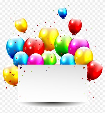 Wedding Invitation Balloon Picture Frame Clip Art - Balloons And Bunting Background