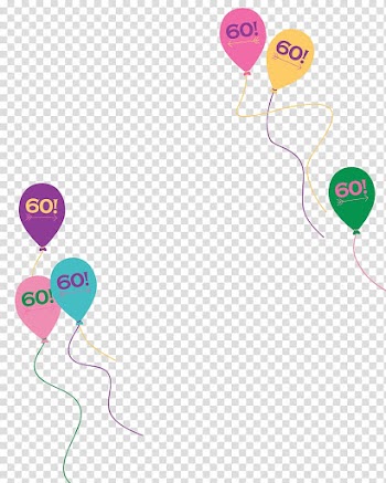 Wedding invitation Birthday , 60th transparent background PNG clipart