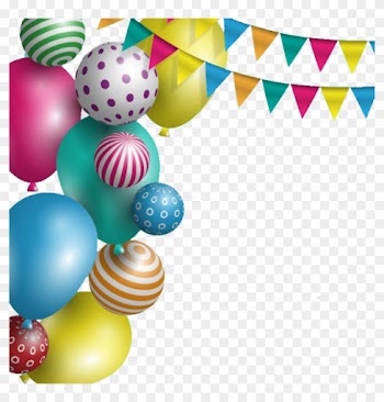 Wedding Invitation Birthday Cake Greeting Card Wish - Balloons And Circles Vector Png