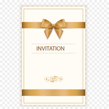 Wedding invitation Birthday Greeting card Ribbon - Bowknot Invitation Card 