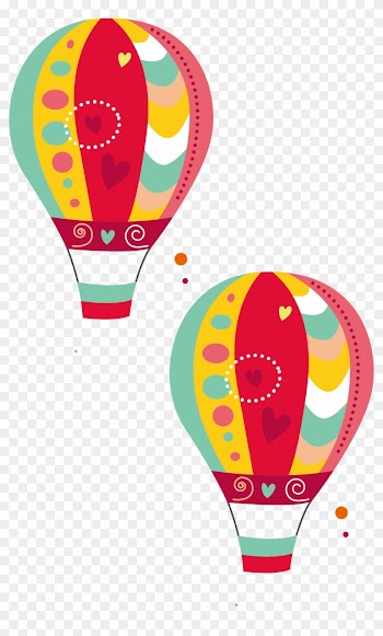 Wedding Invitation Birthday Hot Air Balloon - 圖案 素材