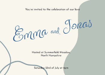 Wedding invitation blog banner template, | Free Vector Template - rawpixel