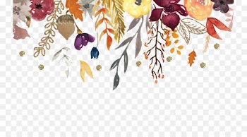 Wedding invitation Bridal shower Baby shower Autumn Party - watercolour flower ball 