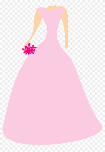 Wedding Invitation Bridal Shower Clip Art - Dress