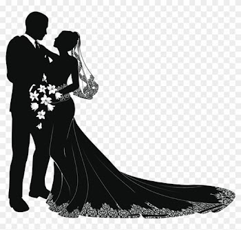 Wedding Invitation Bridegroom Clip Art - Bride And Groom Vector