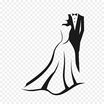 Wedding invitation Bridegroom Clip art - bride groom 