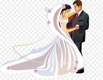 Wedding invitation Bridegroom Clip art - wedding couple 