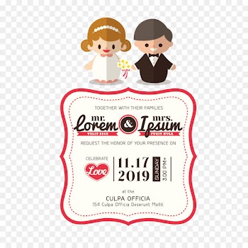 Wedding invitation Bridegroom - Wedding Invitation 